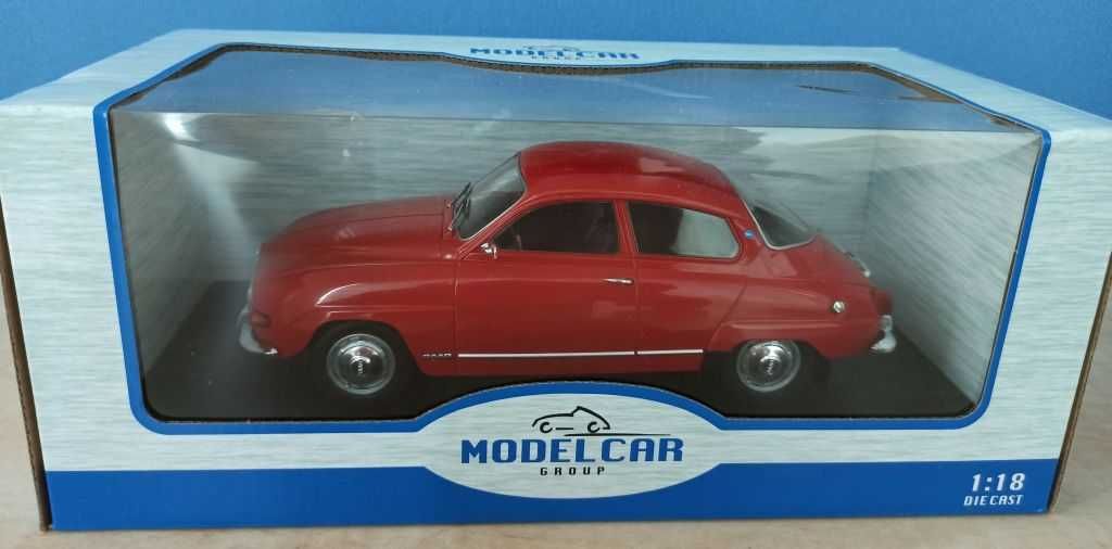 Macheta Saab 96 V4 1973 rosu - MCG 1/18