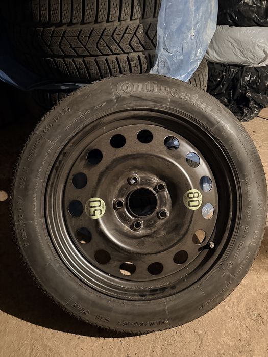 Rezerva - janta originala bmw  135/80/17 avelopa continetal