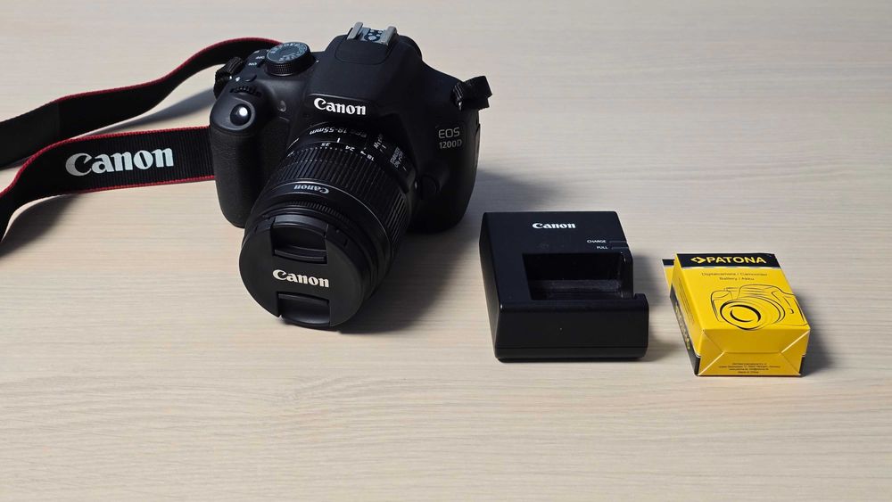 Canon EOS 1200D, 18MP + Obiectiv EF-S 18-55mm