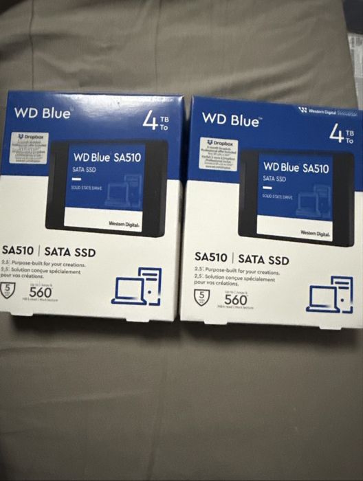 Ssd sata wd blue 4tb sa510 2.5” nou sigilat original