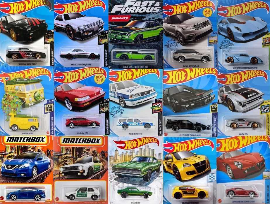 Метални колички Hot Wheels мащаб 1:64.Нови,в неразпечатвани блистери