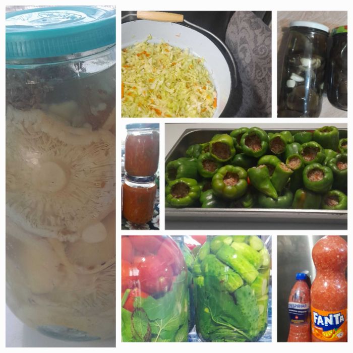 Продам солёные огурцы,грибы,капуста квашеная,перцы ф, хреновина