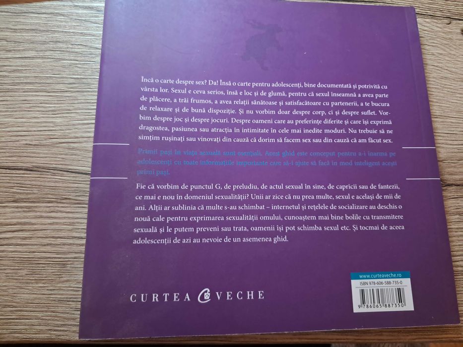 „Sexul pe înțelesul adolescenților” de Nikol Hasler (carte)
