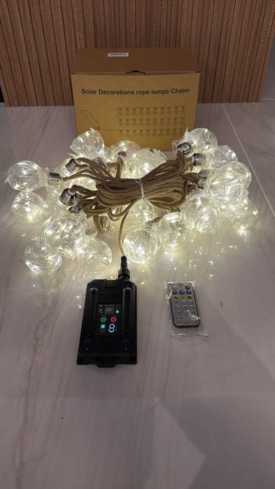 Lumini frânghie solaa 4 seturi noi nouțe