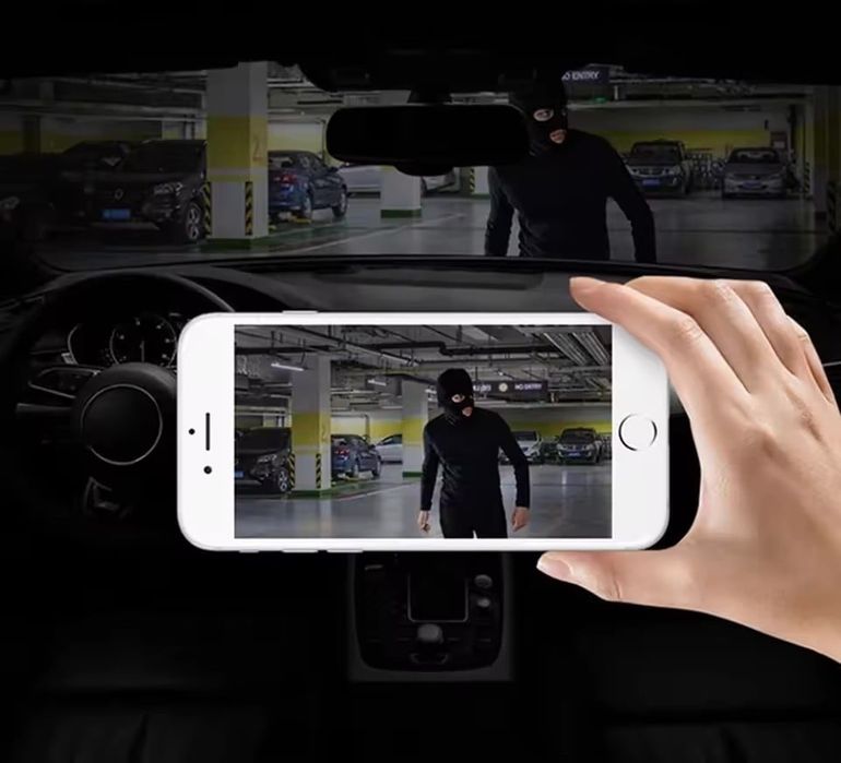 Camera Auto de Bord, Full HD 1080P, NightVision, Vizualizare telefon