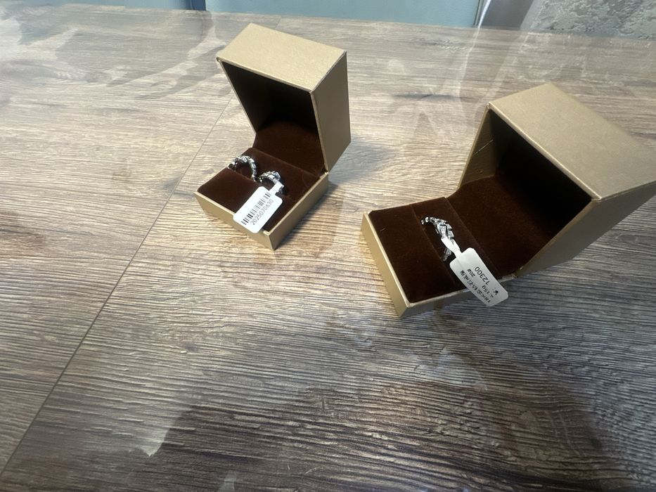 Кольцо и серьги набор