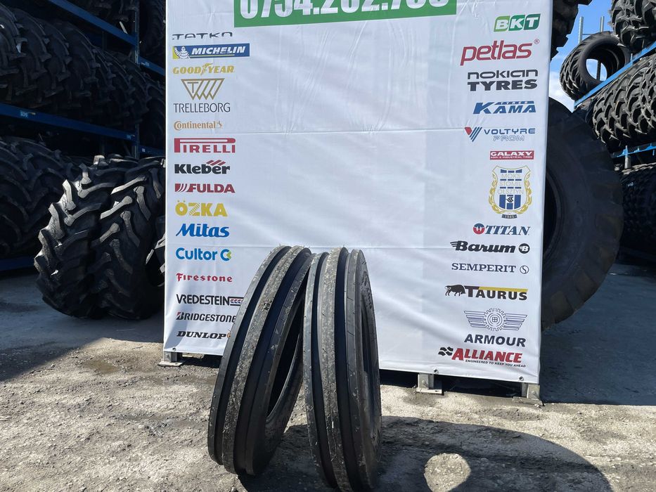 Cauiciucuri marca MRL cu 8PR groase pentru tractor fata 7.50-18
