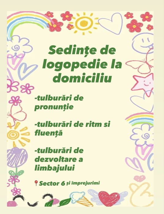 Logopedie la domiciliu sector 6
