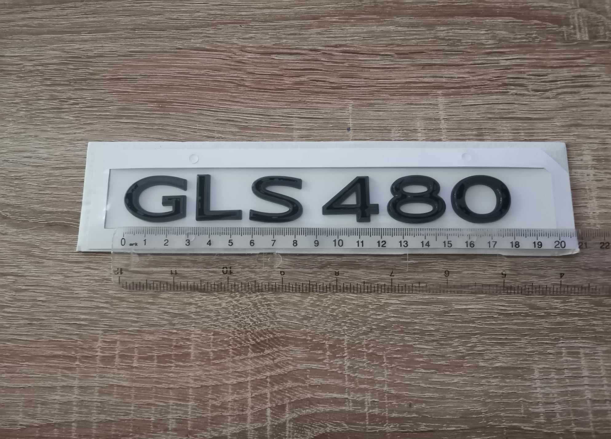 черен надпис нов стил Mercedes Benz GLS 480