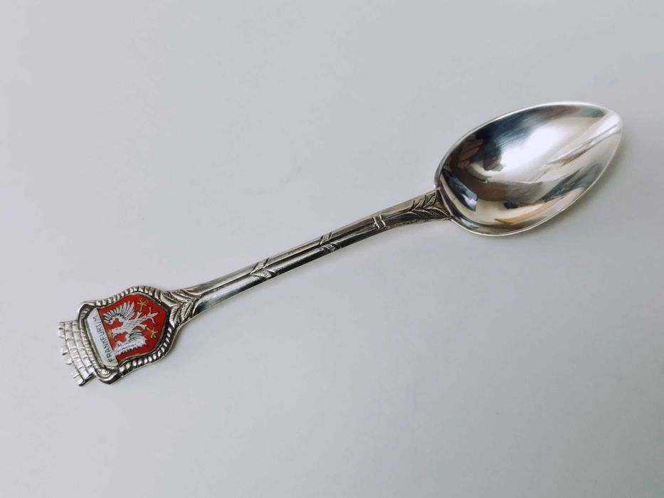 Linguriță Argint 800 suvenir cu stema Frankfurt copii