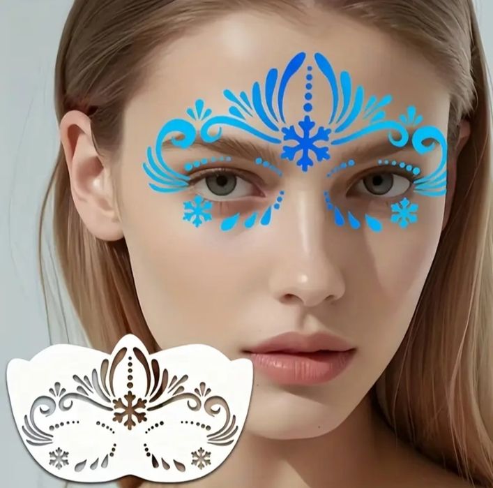 Шаблони за рисуване на лица на деца 16 броя