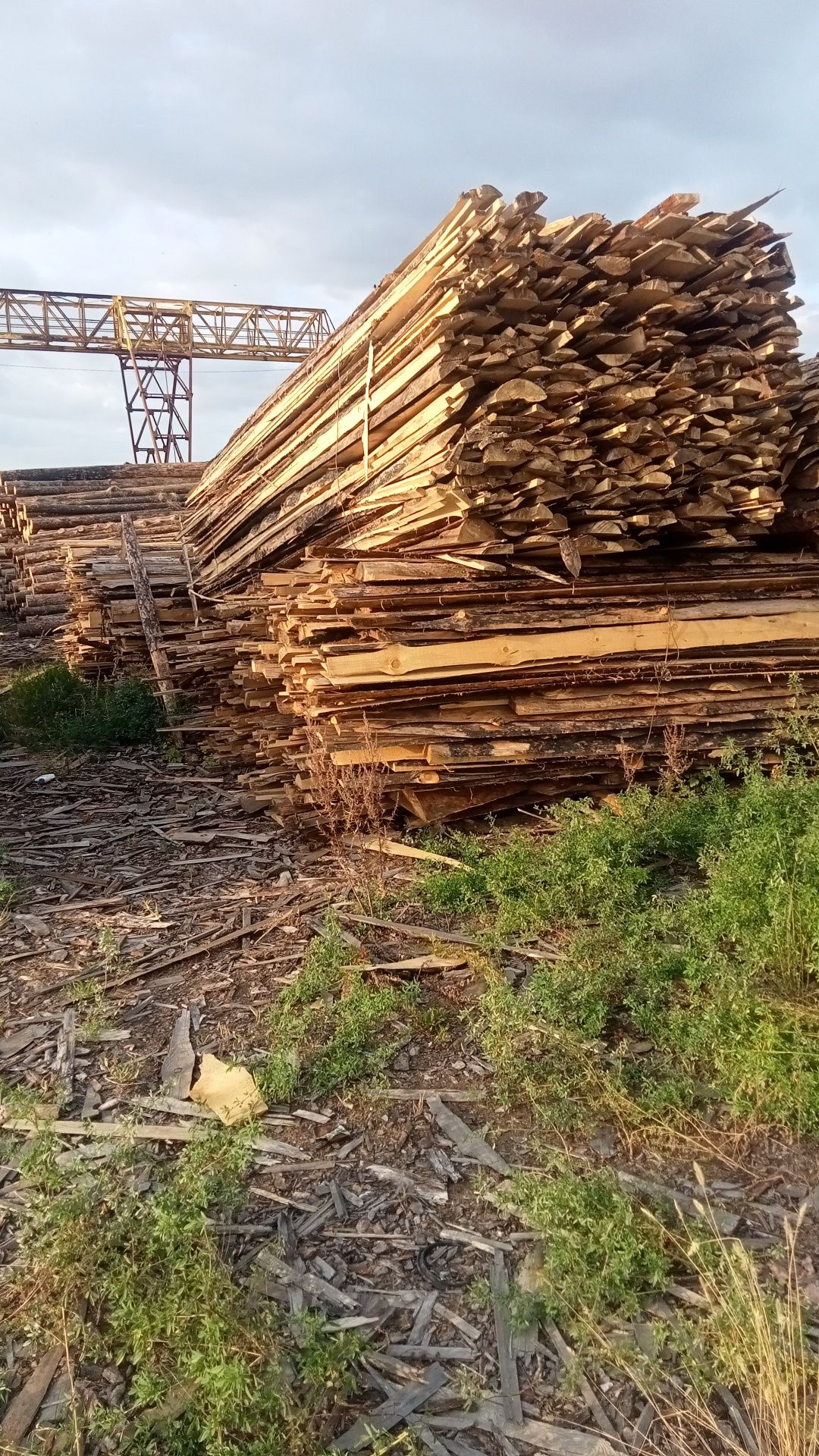 Горбыль дрова в пачках
