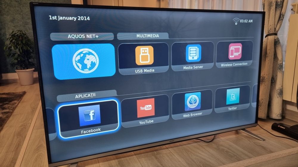 Tv smart Sharp led full HD 140 cm 55 inch