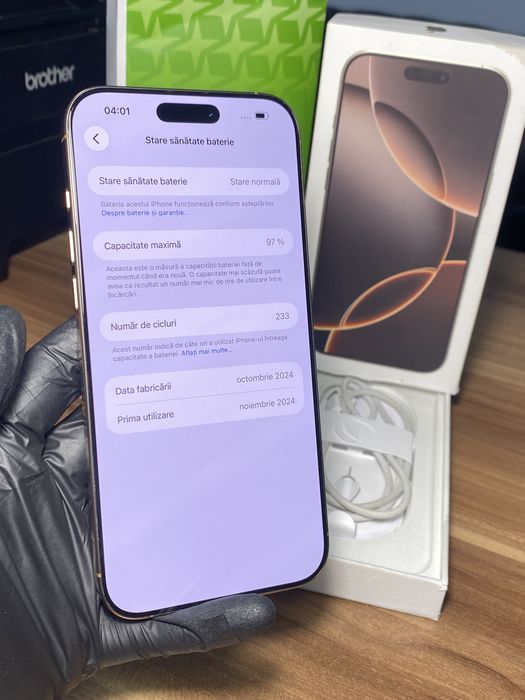 iPhone 16 Pro Max • 256 GB • Desert Titanium