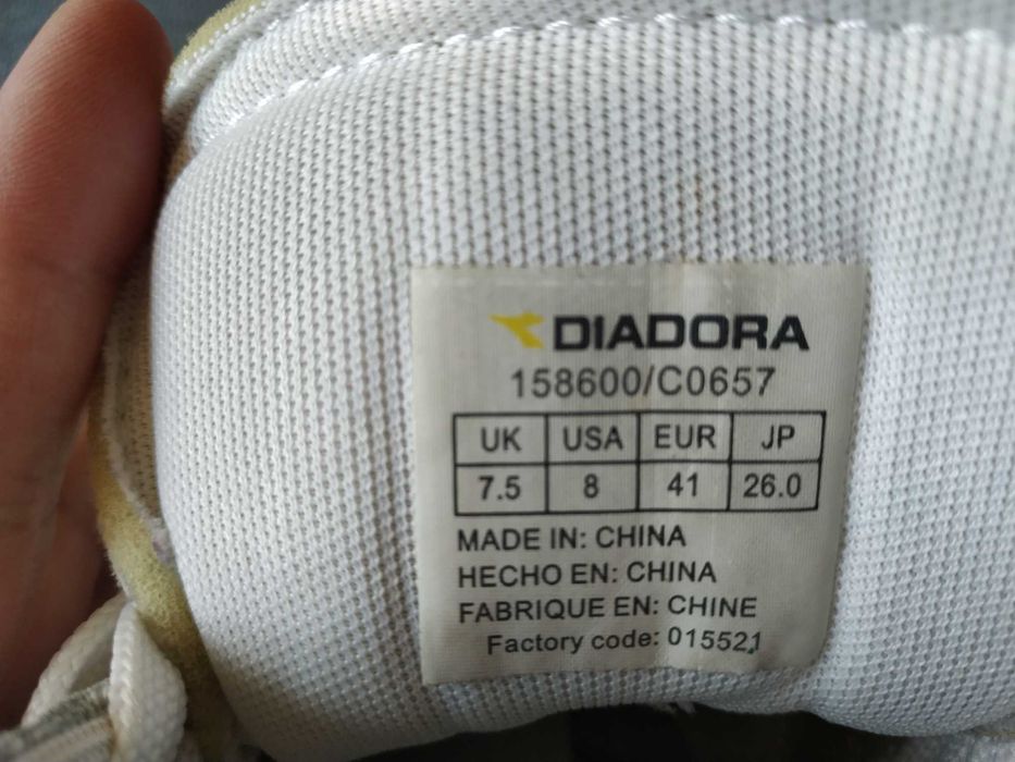 Diadora MI Sneaker бели кецове номер - EUR 41 UK-7.5 USA-8 CM-26