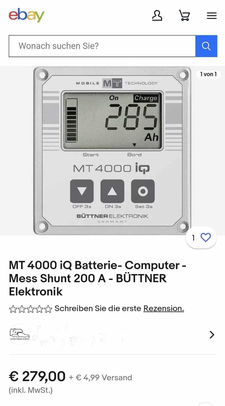 Buttner Elektronik MT4000IQ,  MT IQ solar, Votronic Charge Control