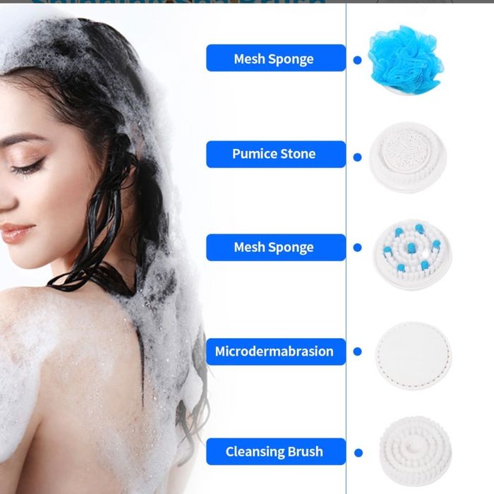 четка за тяло Spin Spa Body Brush с 5 приставки