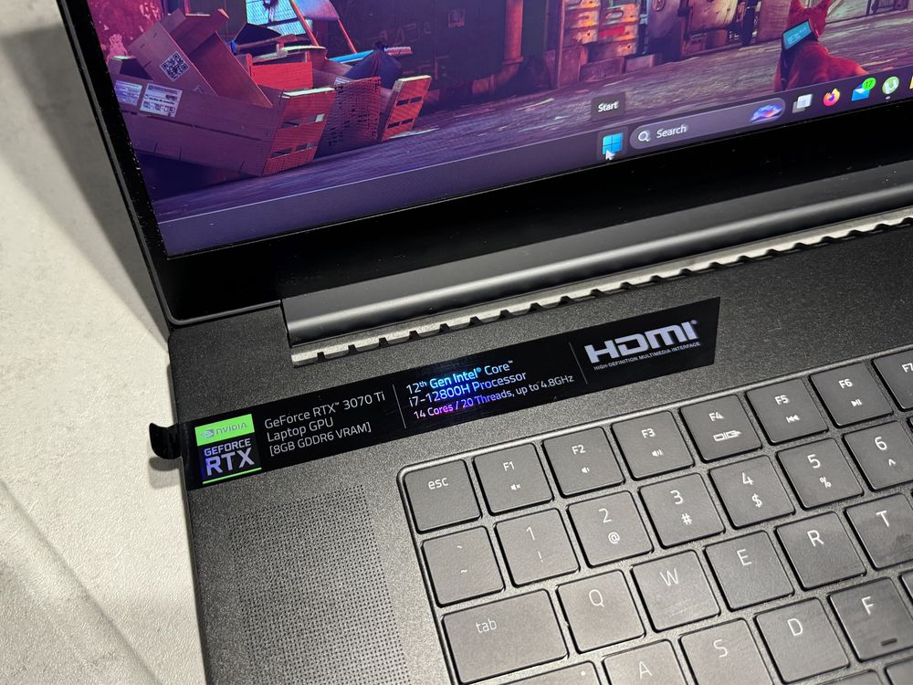 Гейминг лаптоп Razer - Blade 17, 17.3", QHD, 240Hz, i7, RTX 3070Ti