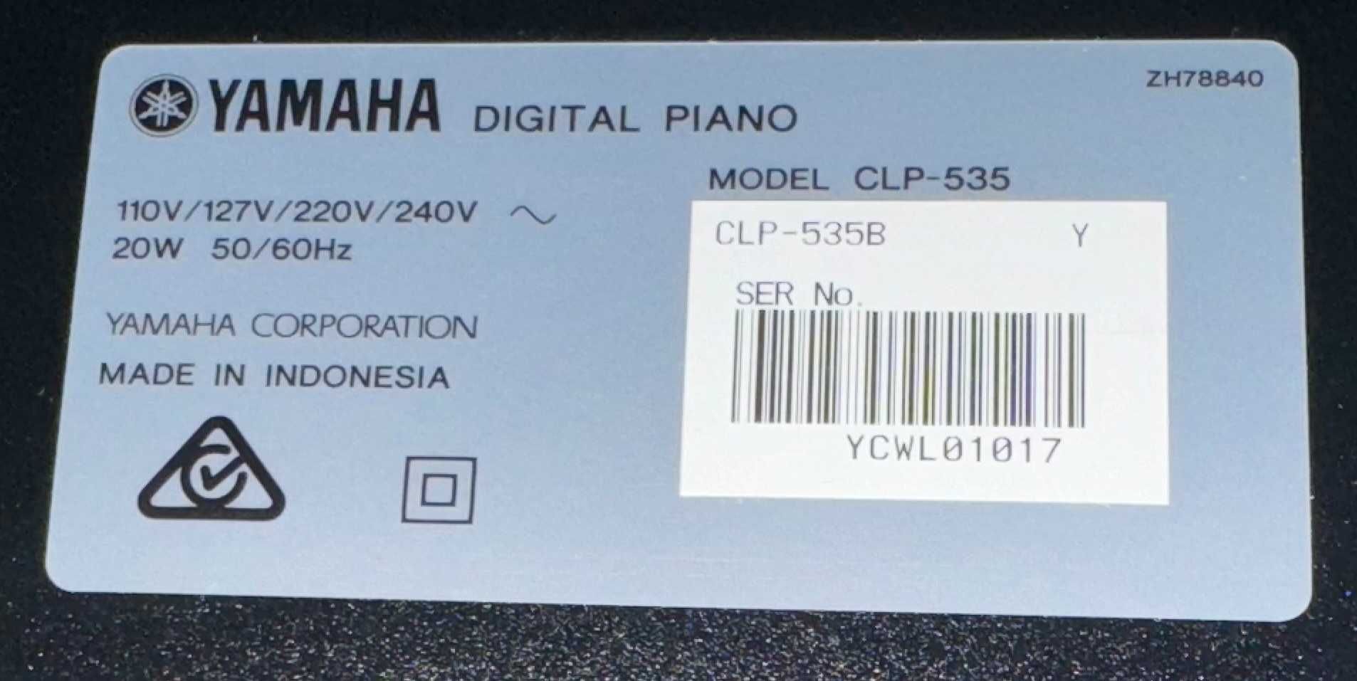 Фортепиано Yamaha Clavinova CLP-535