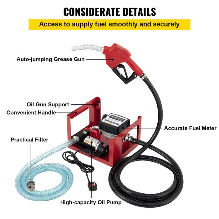 Pompa Diesel Auto-Amorsanta 40L,Pompa Ulei 300W