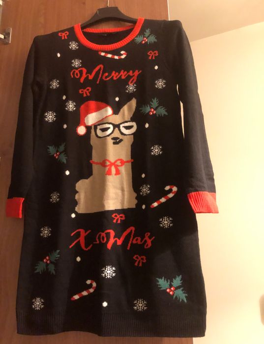 Pulover dama XS-S tematica Craciun