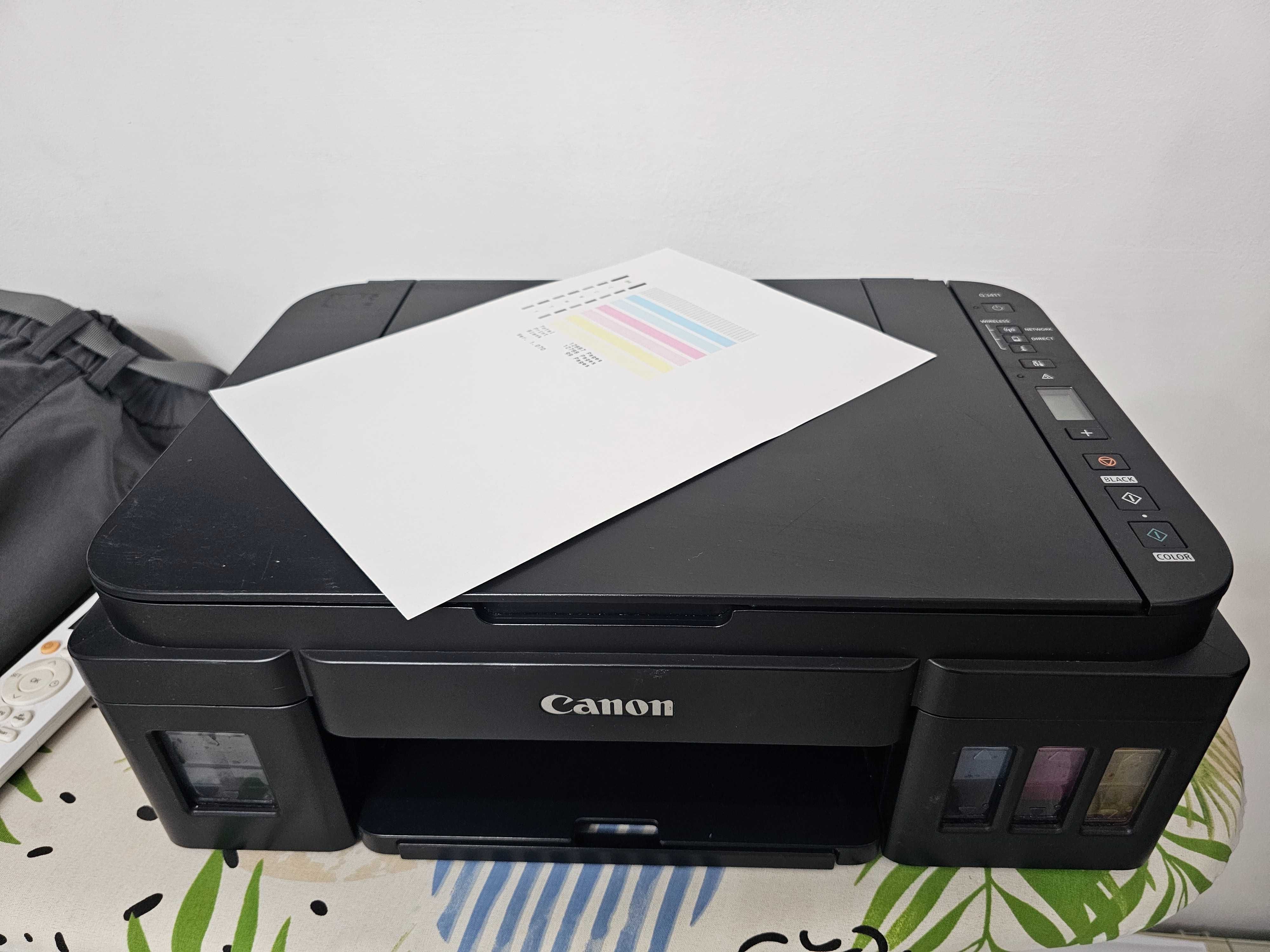 Canon G 3411 Rangli 3/1 Printer Skaner Kserx wifi Tiniq Kam ishlagan