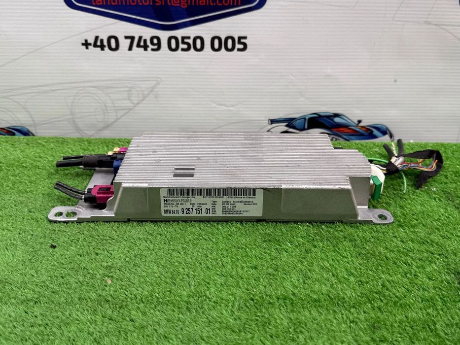 MODUL BLUETOOTH BMW 320D F30 F31 F34 SERIA 3 2.0 DIESEL 2012 COD OEM 925715101 9257151 8410925715101 2011-2019