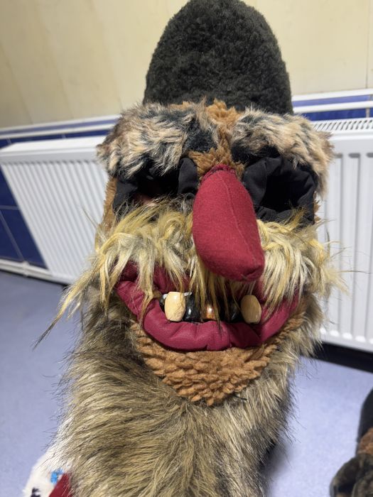 Măști traditionale de anul nou baba/moșneag