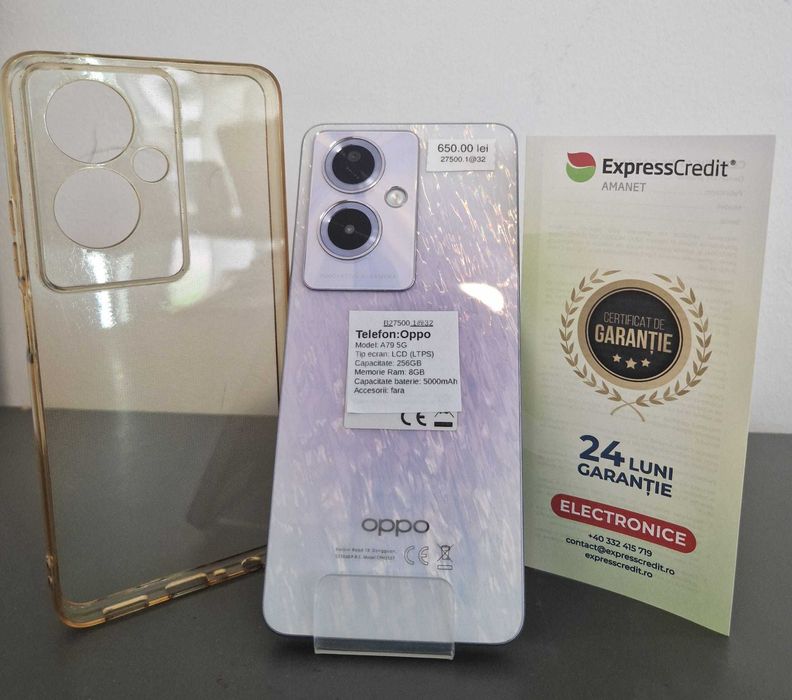 Telefon Oppo A79 5G (AG32 B27500.1) 2 ANI GRANATIE!