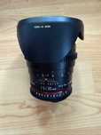 Rokinon 35mm T1.5 Cine – Obiectiv video profesional + adaptor Fujifilm