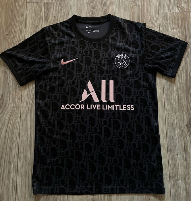 Tricou fotbal Nike x PSG Dior print