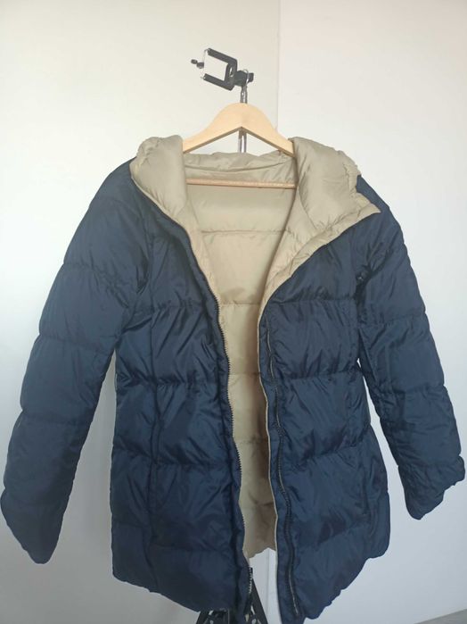 Giaca Max Mara originală, cu glugă , față dublă, cu puf moale, M