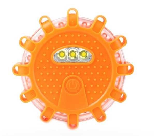 Сигнална лампа с магнит, аварийни светлини, IP67, 10см., LED