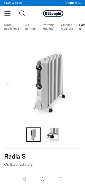 Vand Calorifer electric DeLonghi