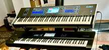Claviaturi  profesionale, mixer Yamaha TF1, boxe RCF Evox 12