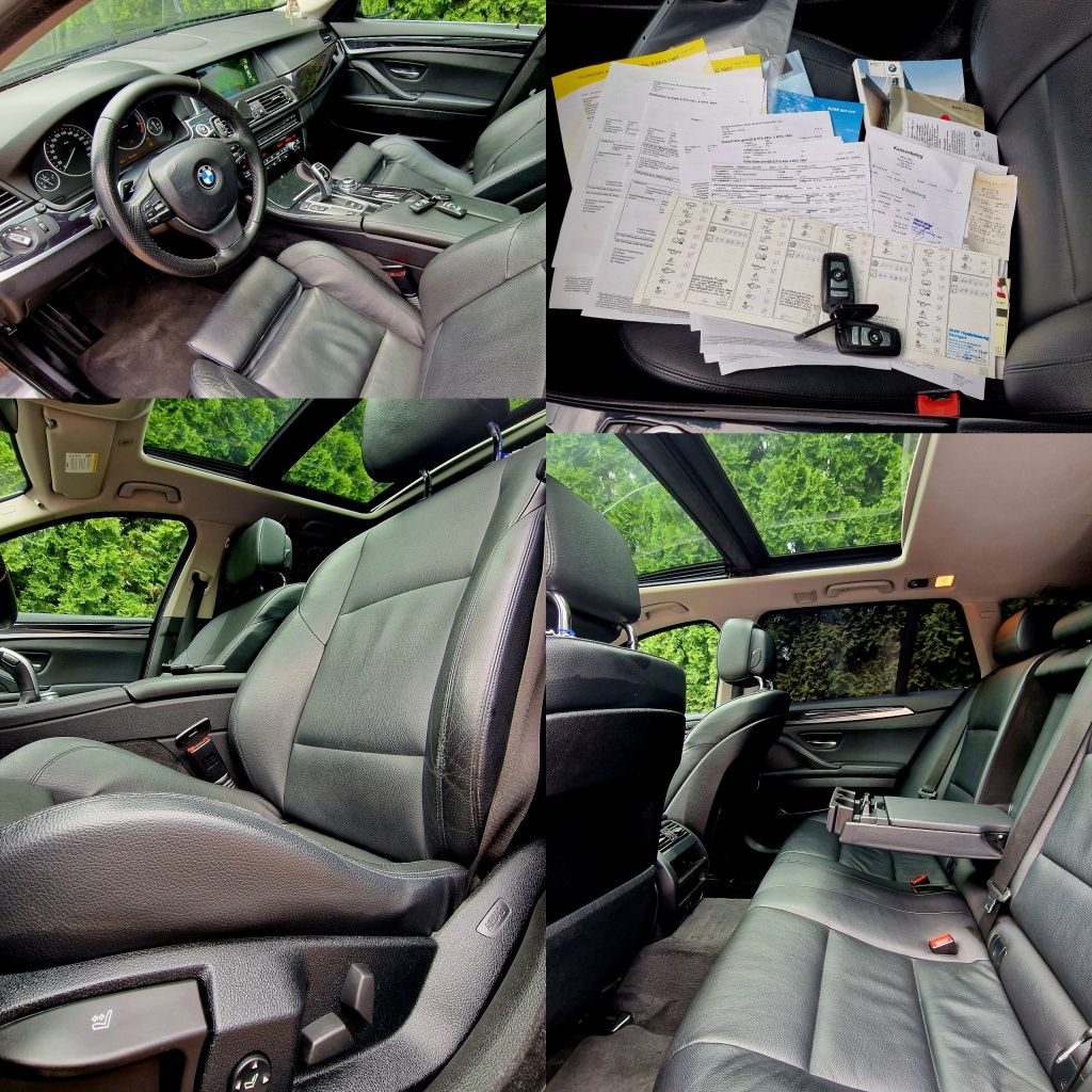BMW 520d 184 CP Automat, Cutie Sport/ Padele/ Panoramic/ Piele/ Cameră