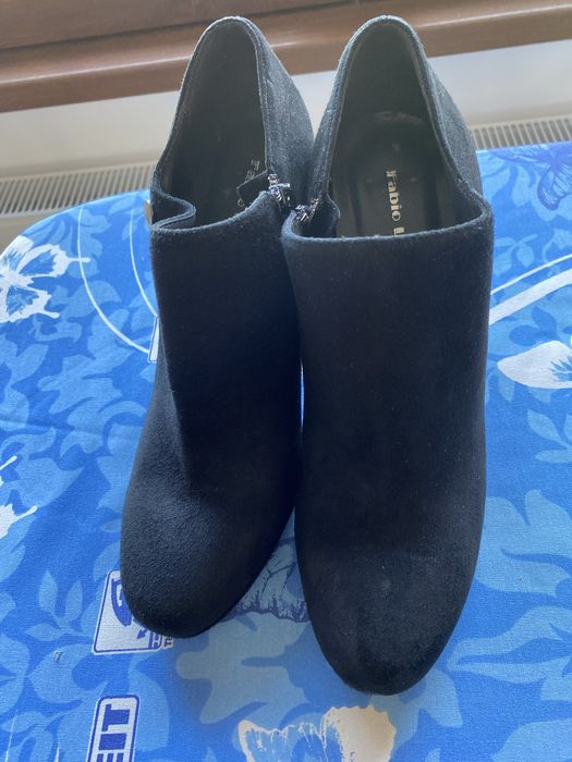 Botine piele intoarsa 38