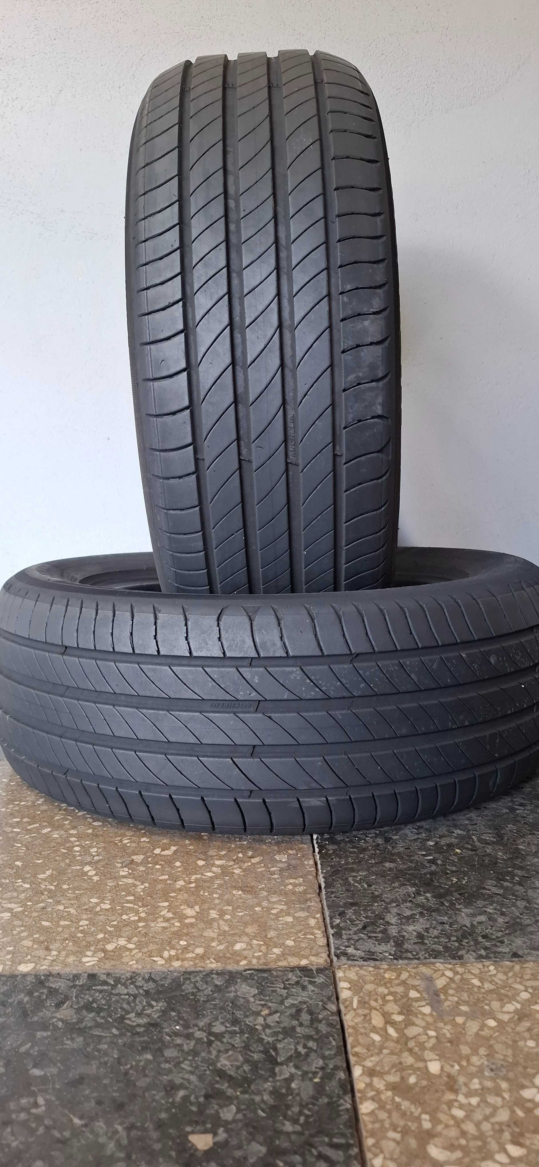 2бр. 205/55/16 Michelin 6.3mm грайфер, дот 23г.Безплатен монтаж