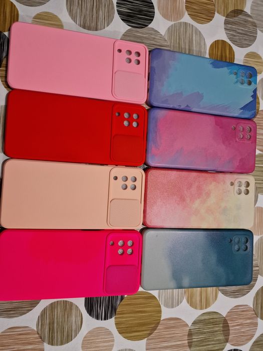 Samsung Galaxy A12 различни видове дамски гърбове