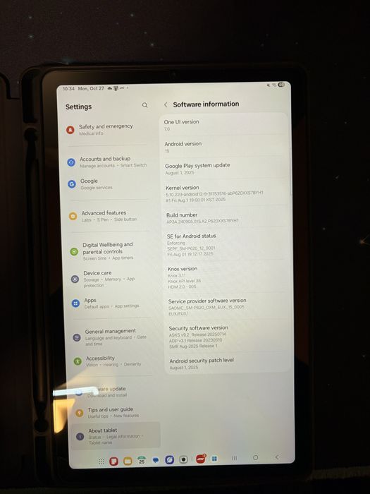 Samsung Galaxy Tab S6 Lite (2024) - SM-P620 - ÎNREȚINUTĂ FOARTE BINE!