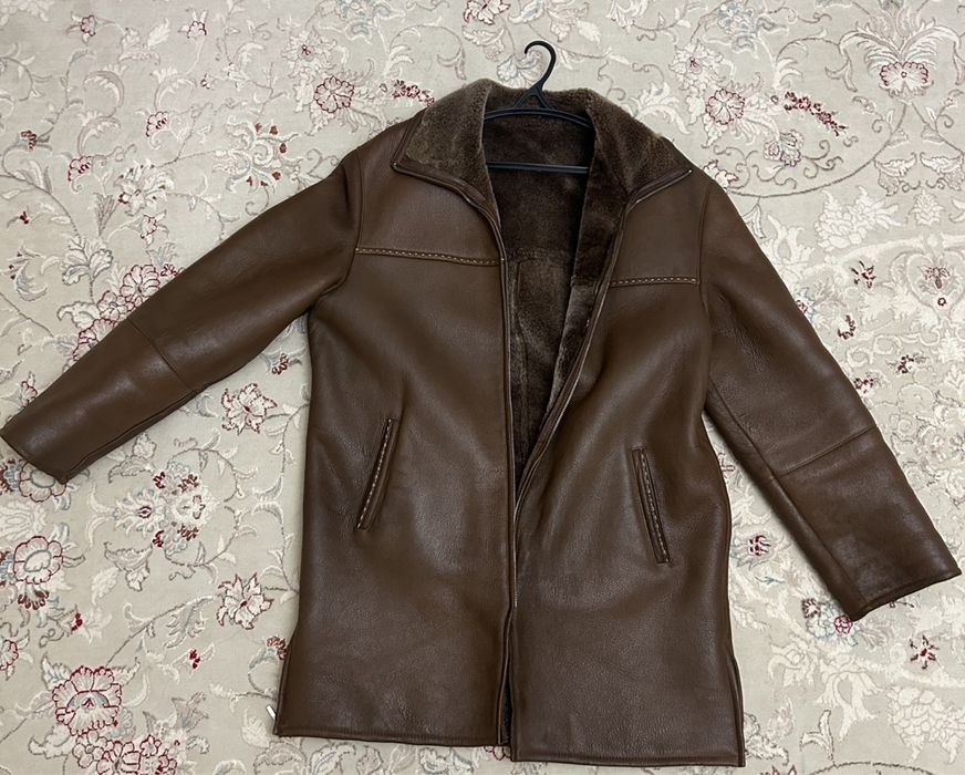 Натуральная кожаная дубленка 52-54 размера, пр-во Турция