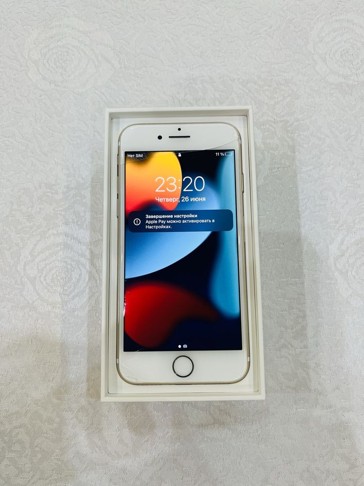 iPhone 7 Gold • 32 ГБ • С коробкой • Аккумулятор 80%