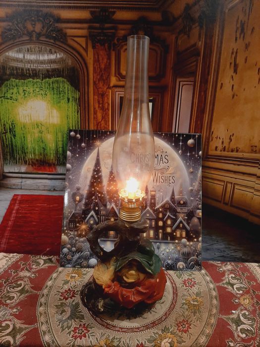 grinch ; lampa cu petrol functionala