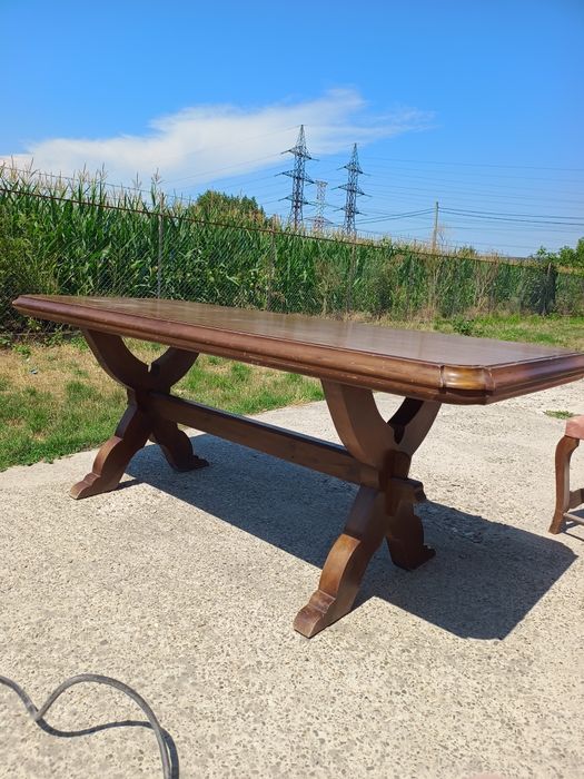 Vând masa lemn masiv import Italia