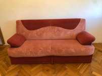 set canapea cu doua fotolii extensibile
