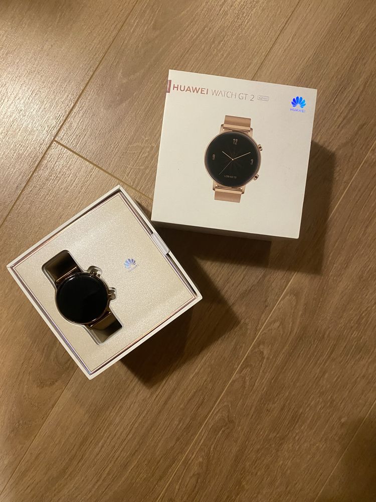 Часовник Smartwatch Huawei Watch GT 2, 42 мм, Refined Gold