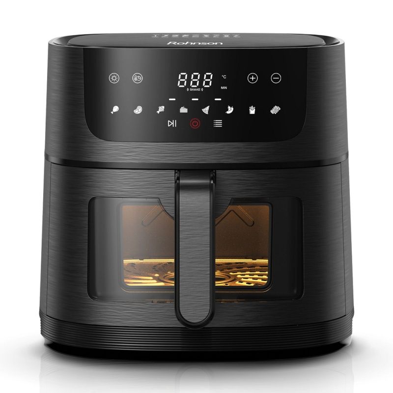 Нов фритюрник 8 литра AirFryer R-2847