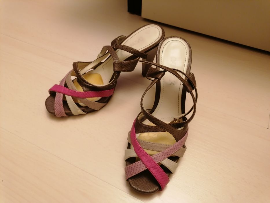 Pantofi de dama catwalk cu toc marime 38 abia purtati