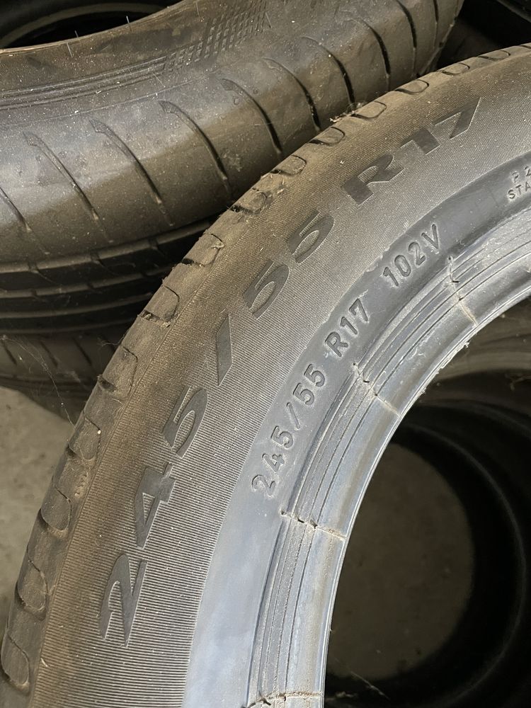 245/55/17 PIRELLI RunFlat 4бр. 6.5мм