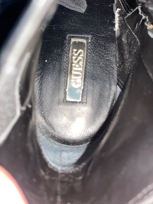 Кожени боти с висок ток, No. 37, марка Guess